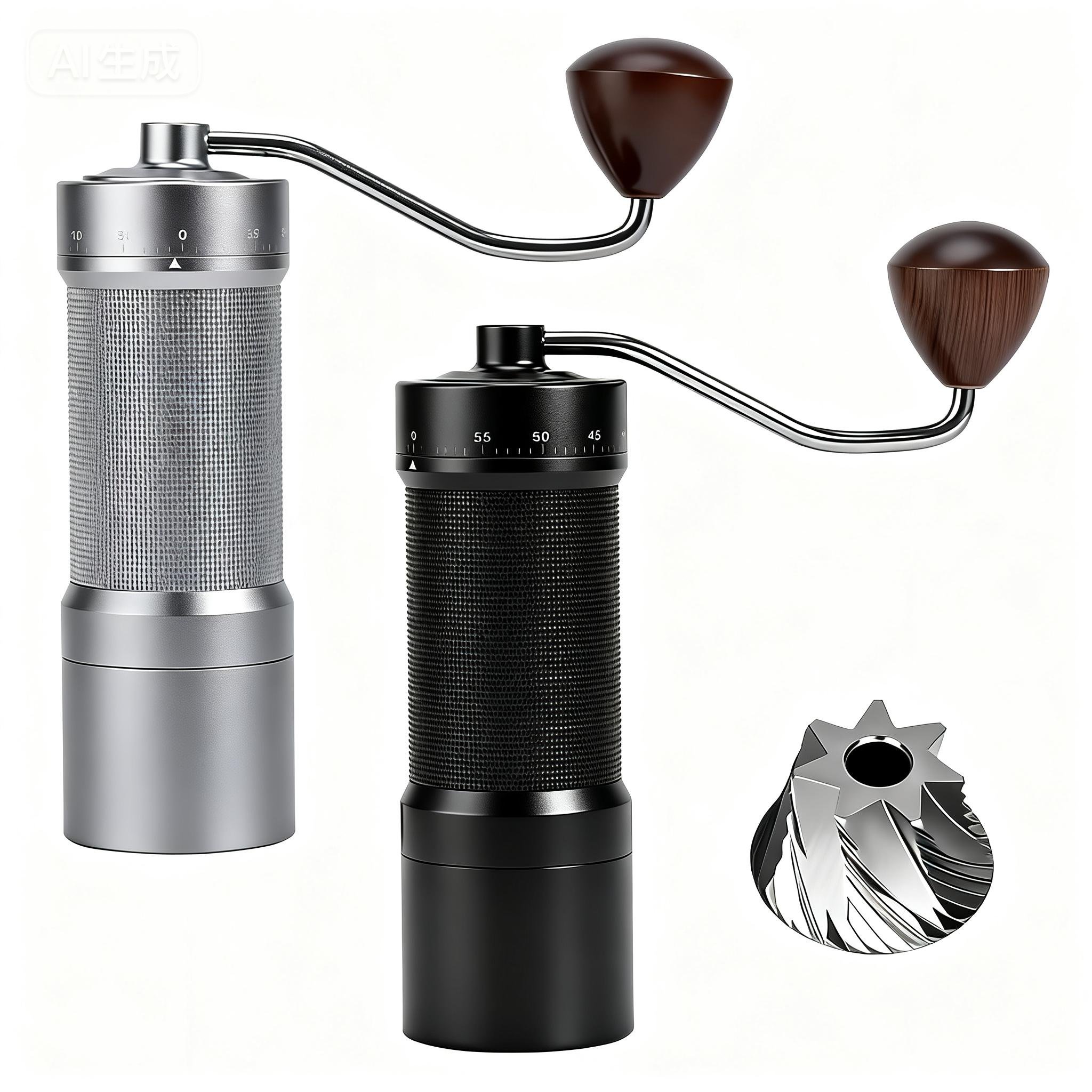 Coffee Grinder Burr - مطحنة قهوة يدوية مغناطيسية مع 60