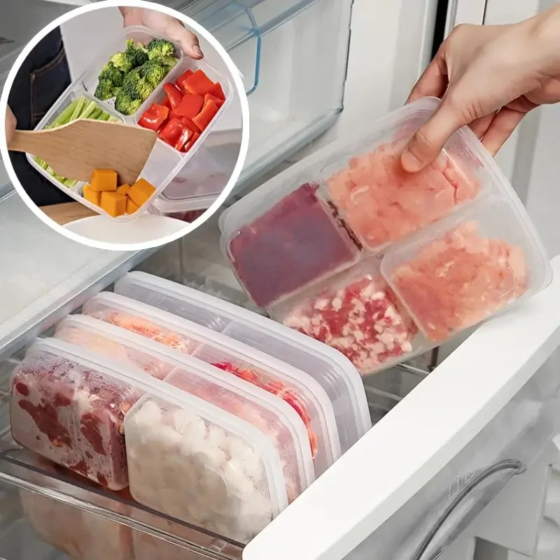 Kitchen Appliances Manufacturers - 4 شبكات صندوق تخزين الطعام المحمولة