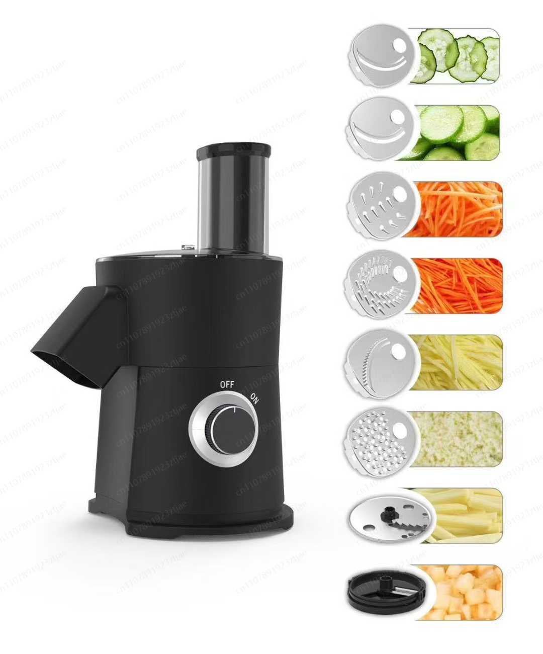 Food Processor Large - قطاعة خضروات كهربائية متعددة الوظائف 7