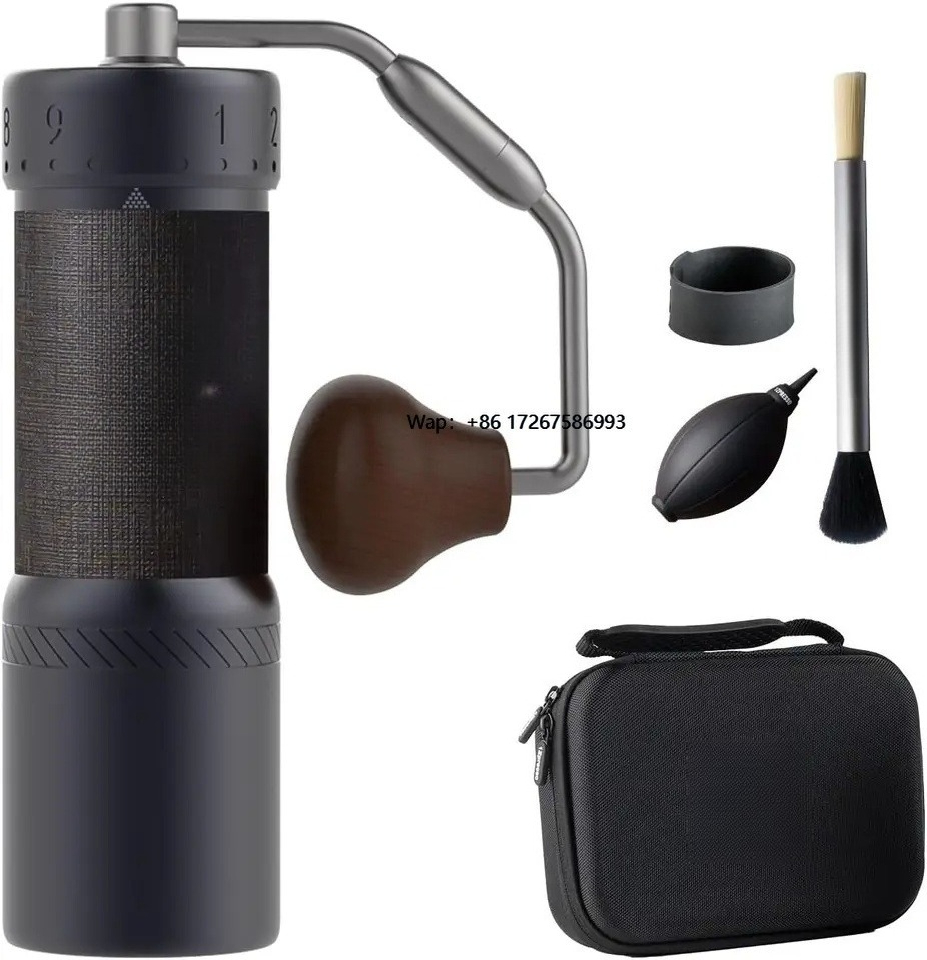 مطحنة قهوة يدوية محمولة 1zpres - مراجعة Coffee Grinder Burr وسعره