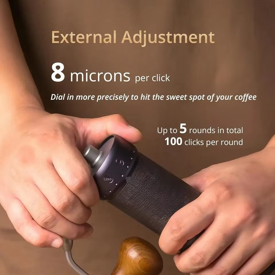مطحنة قهوة يدوية محمولة 1zpres - مراجعة Coffee Grinder Burr وسعره