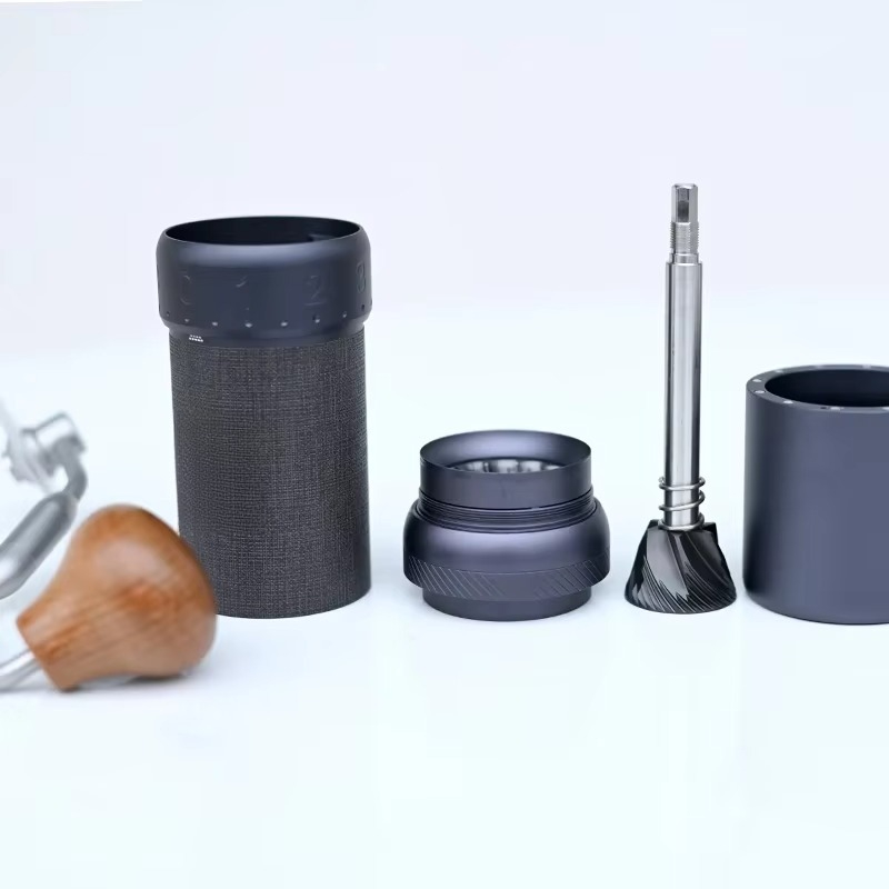 مطحنة قهوة يدوية محمولة 1zpres - مراجعة Coffee Grinder Burr وسعره