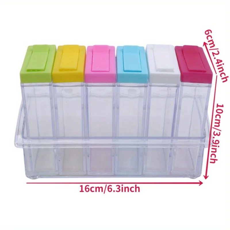 صندوق توابل شفاف بستة شبكات، م - مراجعة Kitchen Appliances Organizer وسعره