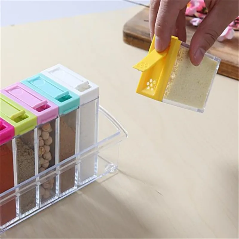 صندوق توابل شفاف بستة شبكات، م - مراجعة Kitchen Appliances Organizer وسعره