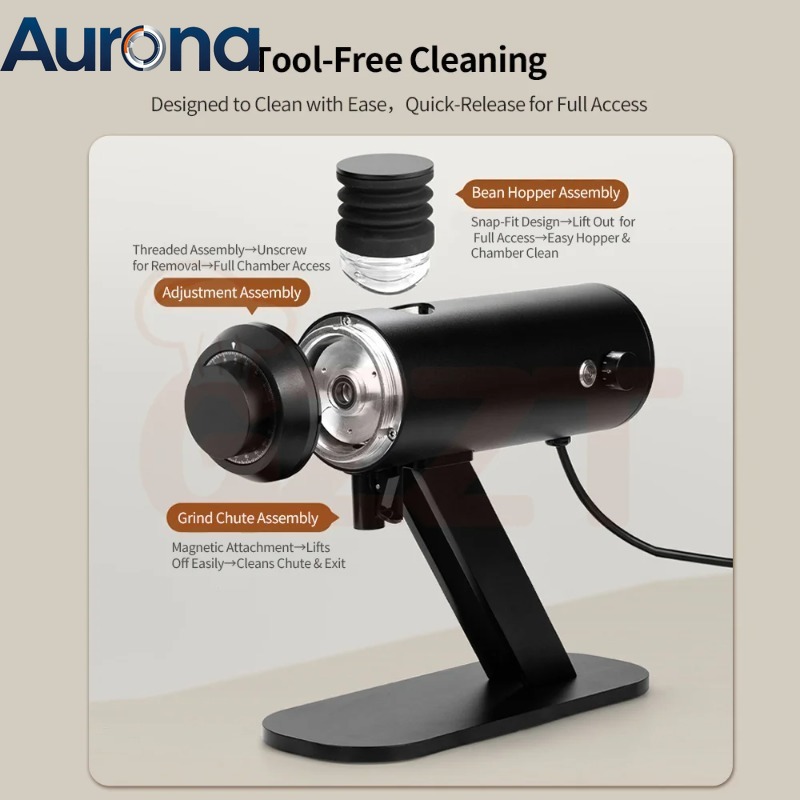 【الأجهزة】 مطحنة قهوة FL250 ذات - مراجعة Coffee Grinder Burr وسعره