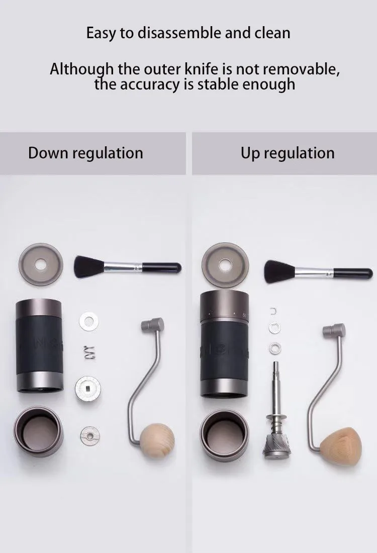 مطحنة قهوة يدوية كينجرايندر من - مراجعة Coffee Grinder Burr وسعره