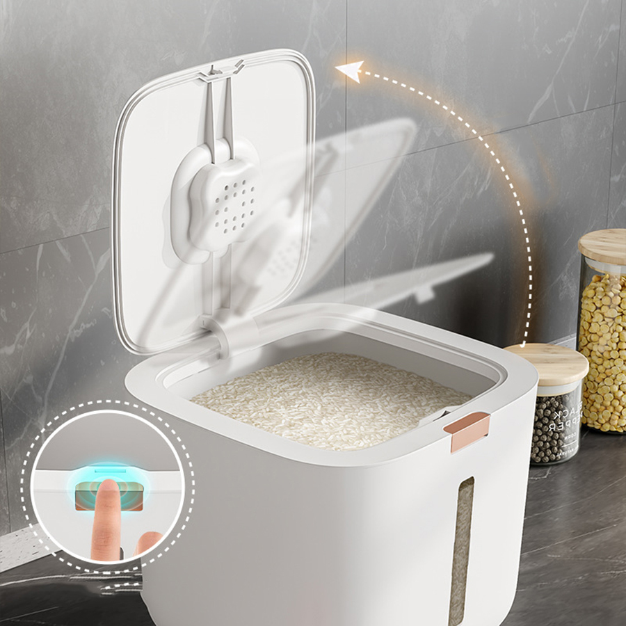 حاوية تخزين أرز محكمة الغلق وم - مراجعة Kitchen Appliances Manufacturers وسعره
