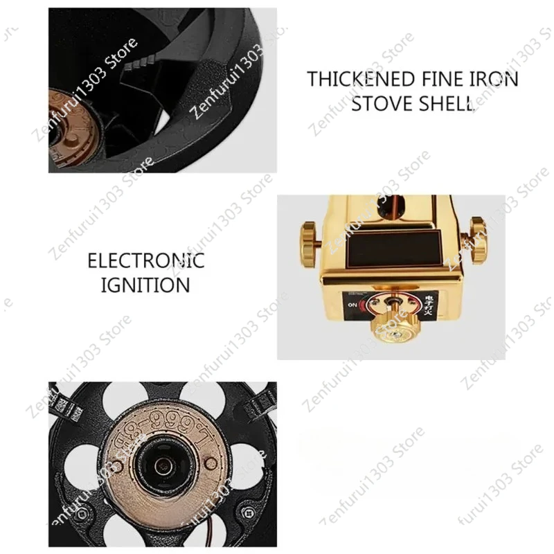موقد غاز تجاري عالي القوة، موق - مراجعة Kitchen Appliances Gas Stove وسعره
