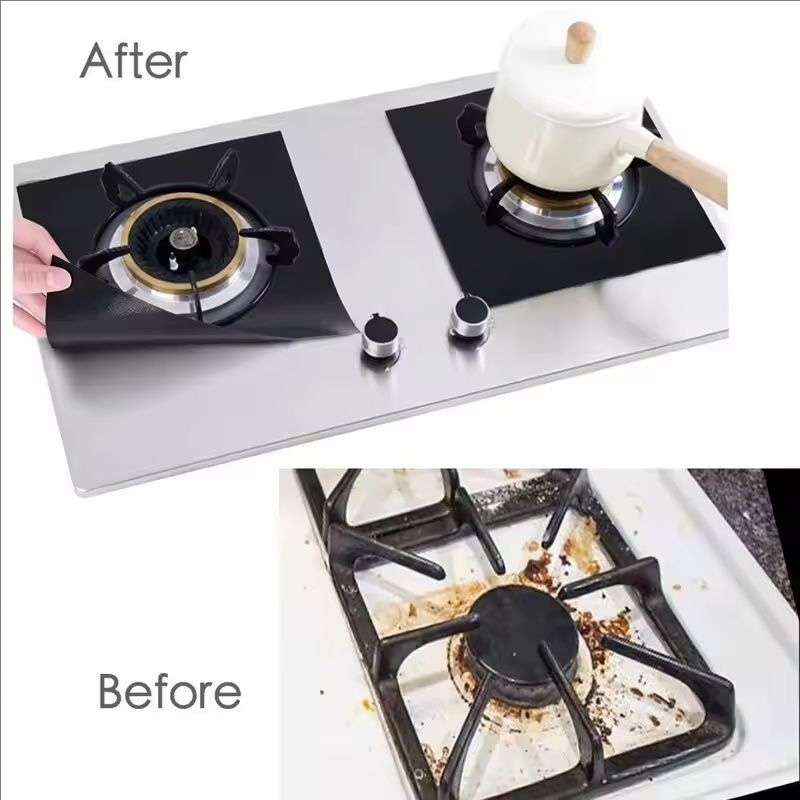 2/4/8 قطع واقي موقد الغاز، غطا - مراجعة Kitchen Appliances Gas Stove وسعره