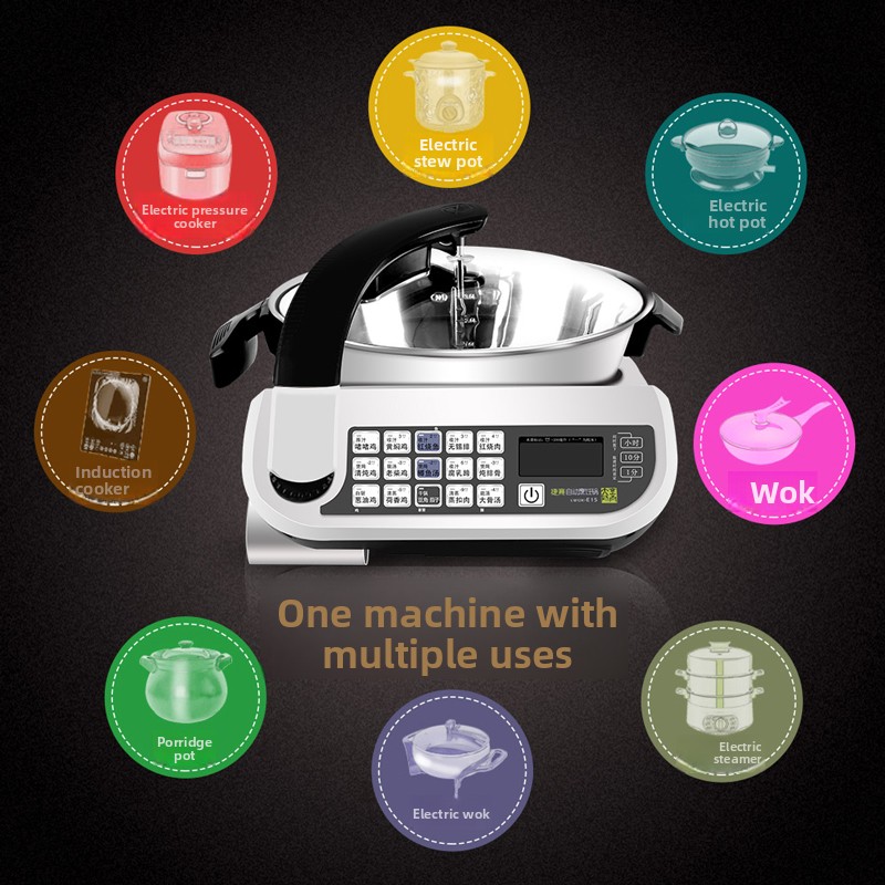 روبوت الطبخ الذكي E15، محضر طع - مراجعة Food Processor Large وسعره