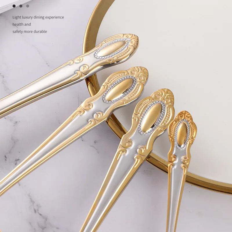 طقم أدوات مائدة ذهبي فاخر، مجم - مراجعة Kitchen Appliances Luxury وسعره
