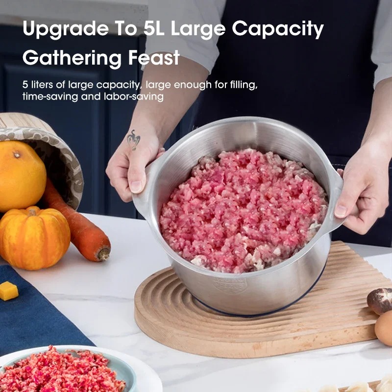 مفرمة لحم كهربائية سعة 5 لتر م - مراجعة Food Processor Large وسعره