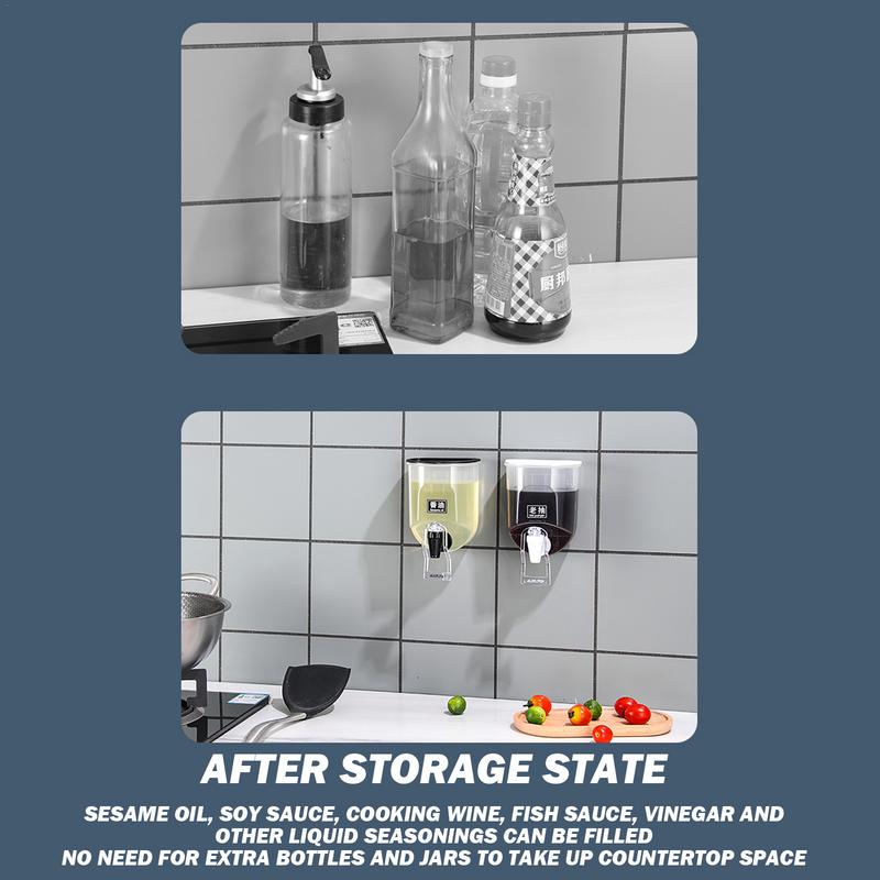 موزع زيت وخل مثبت على الحائط ، - مراجعة Kitchen Appliances Manufacturers وسعره