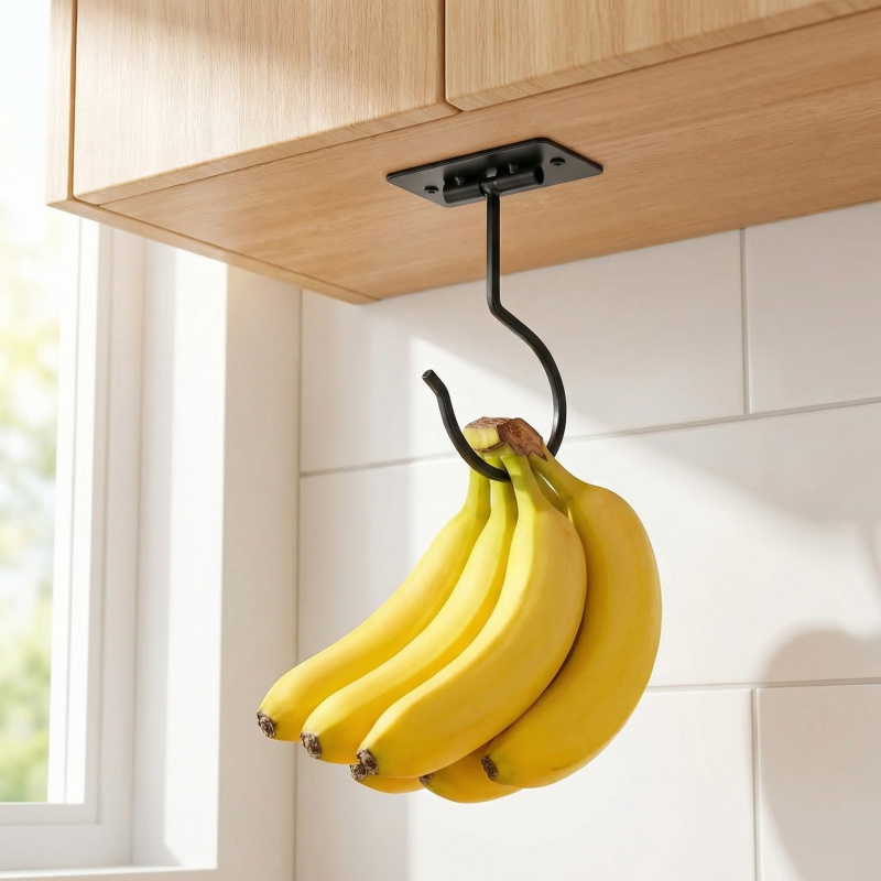 رف تخزين معدني أسود ذاتي اللصق - مراجعة Kitchen Appliances Organizer وسعره